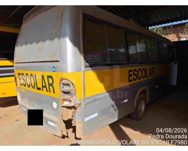 Foto de PEDRA DOURADA/MG - Ônibus Marcopolo Volare W8 Escolar, 2011/2011, DIESEL 