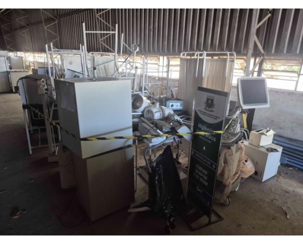 Foto de MORRO DA FUMAÇA/SC - Hospitalar (Aparelho de ultrassom, Macas, Biombos, Cadeiras de rodas, autoclave)