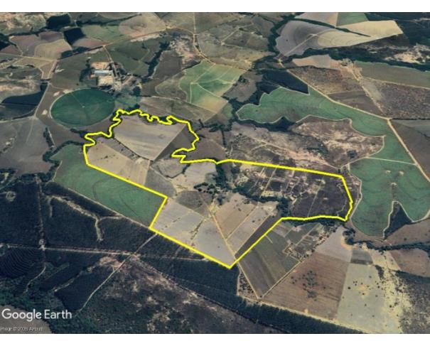 Foto de POMPÉU/MG - [Fração ideal de 50% sobre] área 03.07.52 hectares na Fazenda Saudade de Baixo