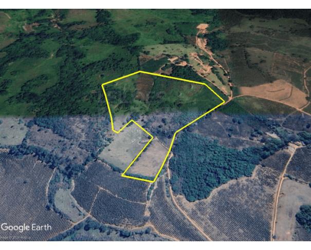 Nepomuceno/mg — terreno rural com 09.75.75 hectares no
