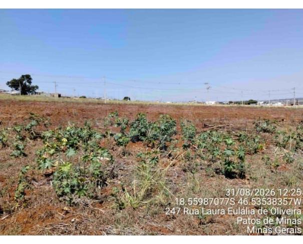 Foto de PATOS DE MINAS/MG - Lote urbano com área de 6.004,77 m², localizado na Rua José Olímpio Ferreira, bairro Residencial Sorriso 