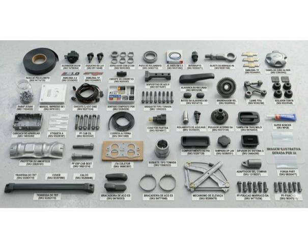 Foto de Juiz de Fora/MG - Diversos automotivos - 102 SKUs / 211 pecas - PA00340
