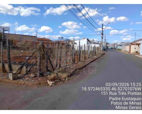 Foto de PATOS DE MINAS/MG - Lote 02 da Quadra B, com área de 510,36 m², localizado na Bairro Padre Eustáquio