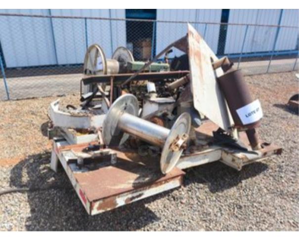Foto de Brasília/DF - SUCATA DE EQUIPAMENTO DE JATO D'ÁGUA, TOMBAMENTO N° 10002, P/DESOBSTRUÇÃO E LIMPEZA DE REDES DE SANEAMENTO, MARCA: CONSMAQ, SÉRIE: 60