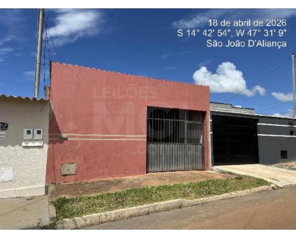 Foto de SAO JOAO D'ALIANCA/GO — Casa com 2 quartos e 1 Vaga na Garagem (8444404119310)
