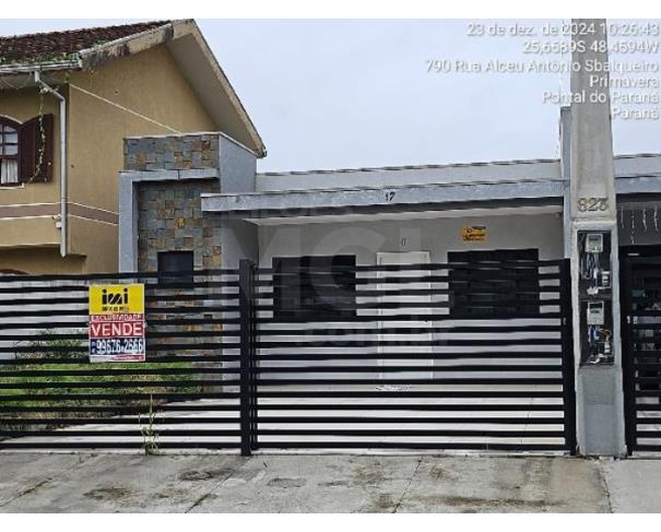 Foto de PONTAL DO PARANÁ/PR — Casa com 3 quartos (F1444420958650)