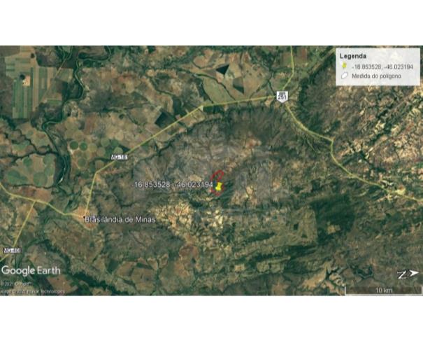 Foto de BRASILÂNDIA DE MINAS/MG — Fazenda Cachoeira 303.13.28 hectares (3.031.300m²) 