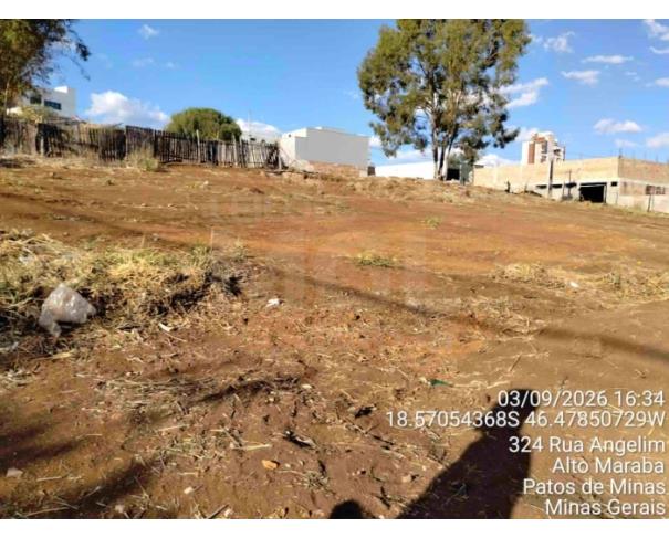 Foto de PATOS DE MINAS/MG - Lote destinado a equipamento comunitário com área de 3.852,50 m², localizado no Bairro Alto da Serra.