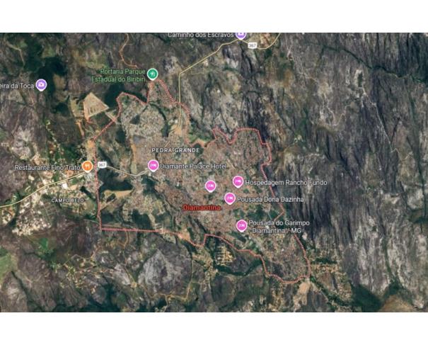Foto de DIAMANTINA/MG — Lote com 360,00m² no Quinto do Ouro 