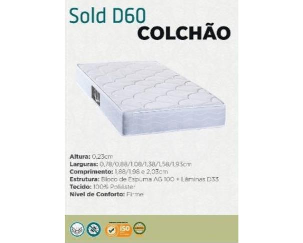 Foto de ITAUNA/MG- COLCHÃO SOLD 60 KING 193x203