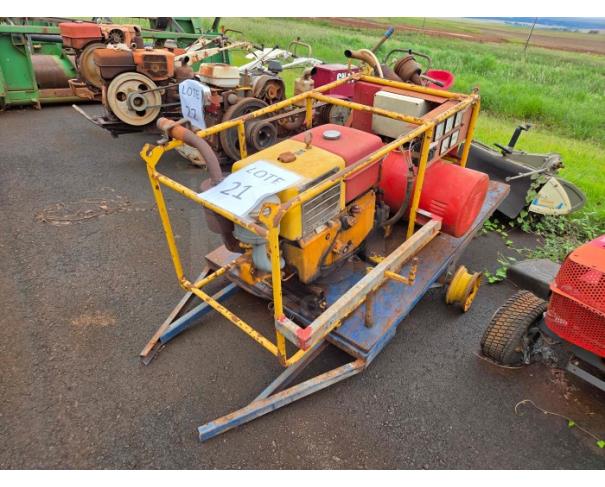 Foto de LONDRINA/PR - REBOQUE CARRETA 2 RODAS, SEM ENGATE, SEM PLACA, MOTOR YANMAR, GERADOR DE ENERGIA ELÉTRICA COM MOTOR YANMAR, ENXADA ROTATIVA