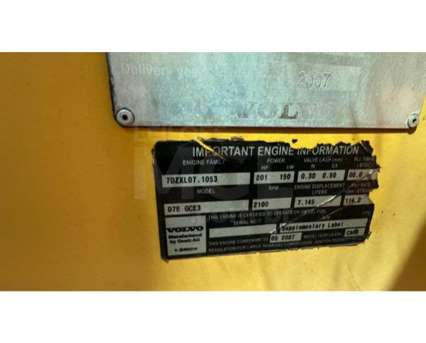 Foto de ITABIRITO/MG - Motoniveladora Volvo, série VCE0G930J00501114, modelo G930