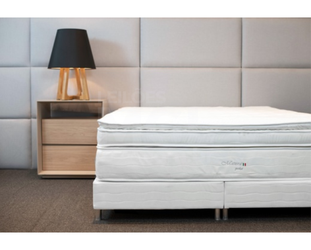 Foto de ITAÚNA/MG -  COLCHAO MATERA POCKET SUED BRANCO 193X203X38CM-MA11519