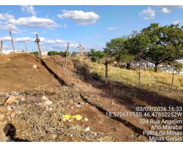 Foto de PATOS DE MINAS/MG - Lote destinado a equipamento comunitário com área de 3.852,50 m², localizado no Bairro Alto da Serra.