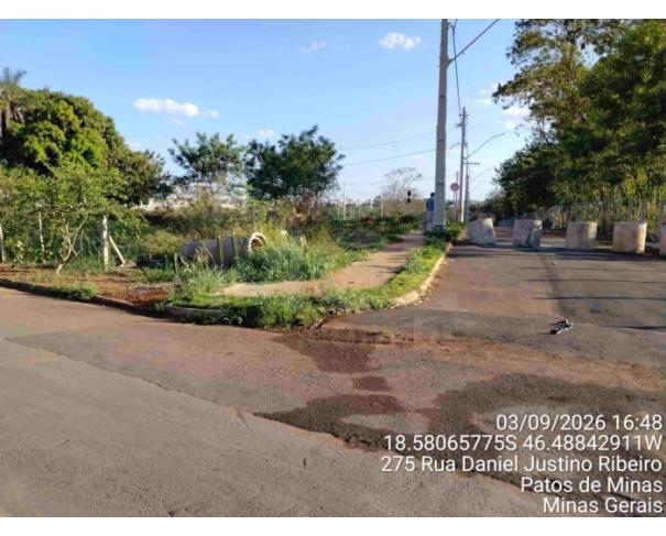 Foto de PATOS DE MINAS/MG - Terreno urbano com área de 2.758,40 m², destinado a equipamento comunitário, localizado no bairro Residencial Monjolo 