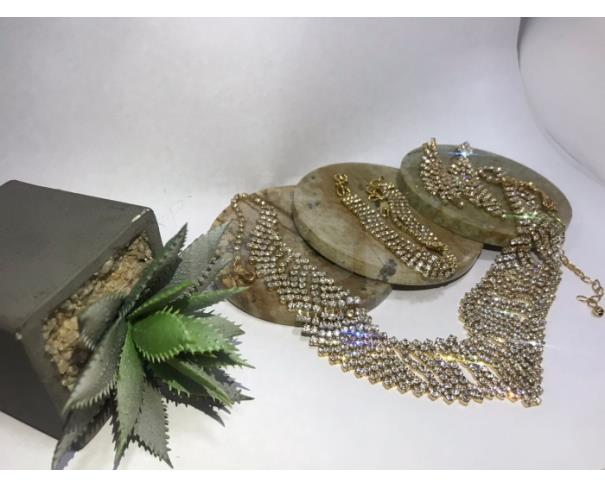 Foto de ITAÚNA/MG - 1CORDÃO, 1PULSEIRA, 1PAR DE BRINCOS - SEMI JOIAS