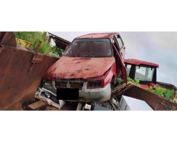 Foto de NOVO HORIZONTE DO OESTE/RO - Fiat Uno Mille Way Economy, 2009/2010, FLEX (SUCATA) 