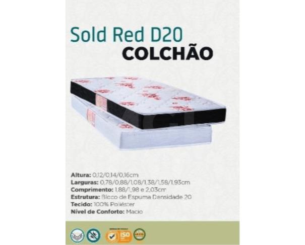 Foto de ITAUNA/MG- COLCHÃO SOLD RED CASAL 138x188