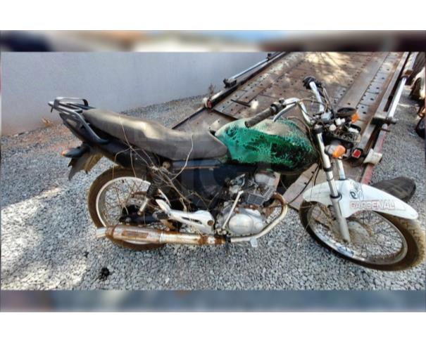 Foto de APARECIDA DE GOIÂNIA/GO - Motocicleta HONDA CG 150 - PARA RETIRADA DE PEÇAS - MOTOR INSERVÍVEL