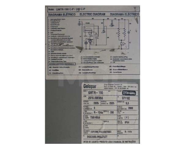 Foto de BETIM/MG - Buffet/self-service térmico GELOPAR GMTR-190
