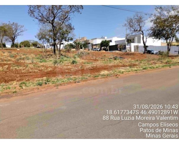 Foto de PATOS DE MINAS/MG - Lote urbano com área de 4.244,62 m², localizado no bairro Campos Elíseos 