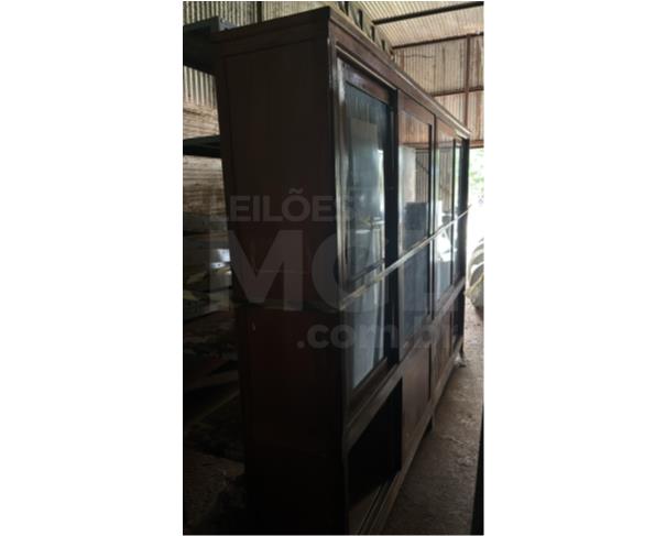 Foto de PONTES GESTAL/SP - Armários tipo vitrine, Camas com estrutura em MDP solteiro, Prateleiras de aço, e armário de madeira, Arquivos e armário de aço, Armário de aço