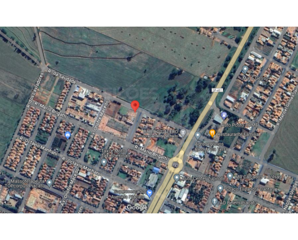 Foto de PIACATU/SP — Terreno Urbano com 150,00m² na Avenida Zualdo Paganini esquina com a Rua da Saudade