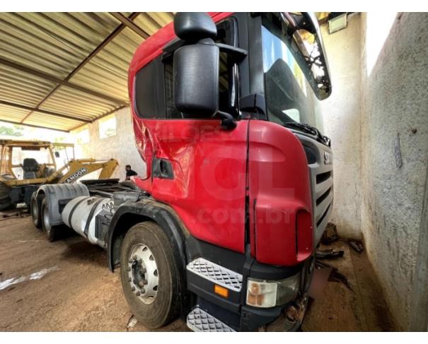 Foto de LAVRAS/MG -  CAMINHÃO TRATOR SCANIA /G 380 A 4x2  - 2008/2009(PROVENIENTE DE DOAÇÃO). 