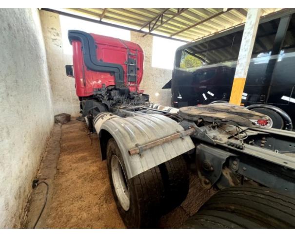 Foto de LAVRAS/MG -  CAMINHÃO TRATOR SCANIA /G 380 A 4x2  - 2008/2009(PROVENIENTE DE DOAÇÃO). 