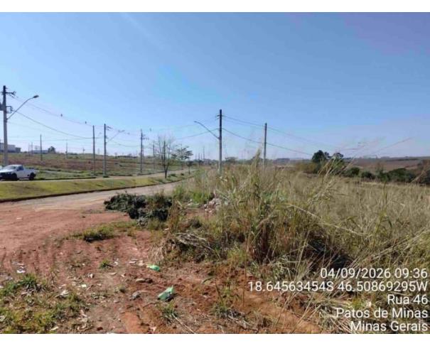 Foto de PATOS DE MINAS/MG - Lote urbano com área de 11.718,36 m², localizado no bairro Planalto