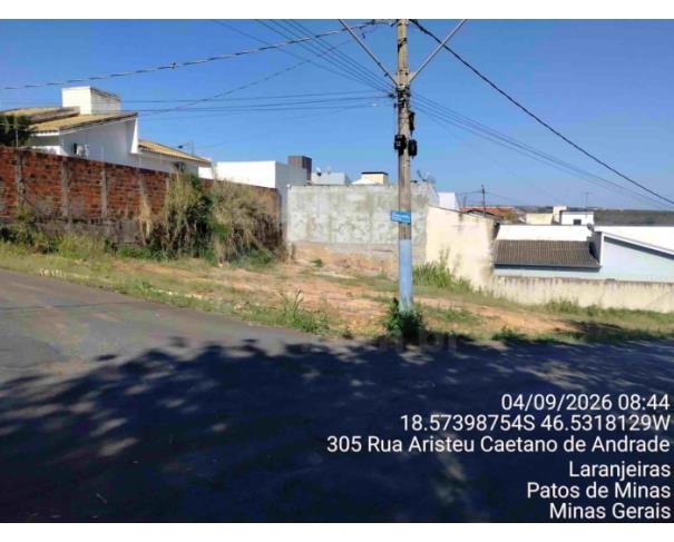 Foto de PATOS DE MINAS/MG - Lote urbano com área de 328,13 m², localizado no bairro Cerrado e Padre Eustáquio 