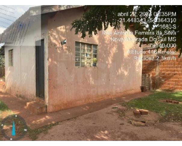 Foto de NOVA ALVORADA DO SUL/MS — Casa com 2 quartos e 1 Vaga na Garagem no Bairro 