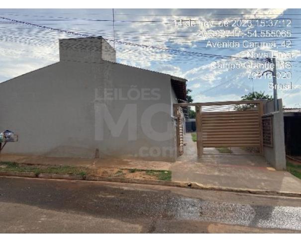 Foto de CAMPO GRANDE/MS — Casa com 2 quartos e 1 vaga na garagem no bairro Nova Lima