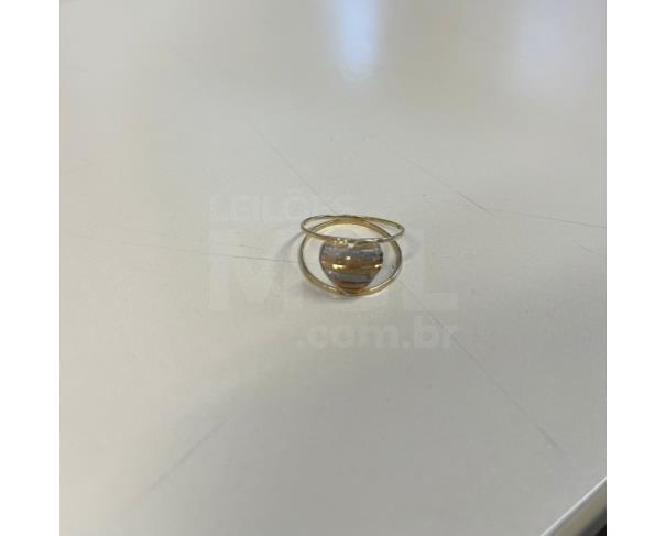 Foto de VARGINHA/MG - ANEL COM TRABALHO EM CORAÇÃO - 18K