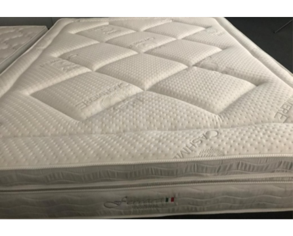 Foto de ITAÚNA/MG - COLCHÃO FERRARA MOLA POCKET SUED BRANCO 193X203X34 CM -MA11527