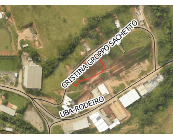 Foto de UBÁ/MG - Terreno com 2.254,43m² no loteamento “Residencial Jardim Monte Belo
