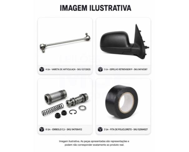 Foto de Juiz de Fora/MG - Diversos automotivos - 4 SKUs / 15 pecas - PA00305