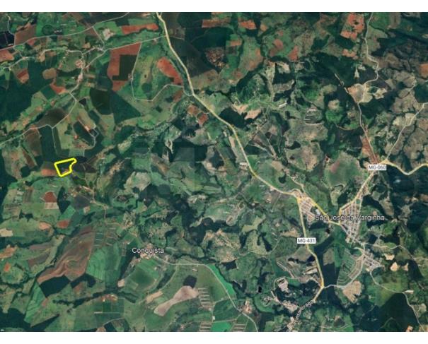 Foto de CONQUISTA/MG — Terreno rural com 01.09.15ha de uma área maior