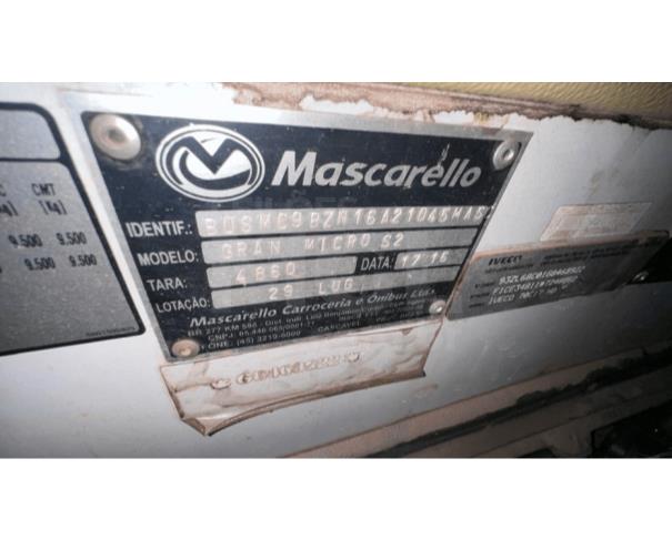 Foto de ITABIRITO/MG - Ônibus Iveco Wayclass 70C17 HDE, 2016/2016 
