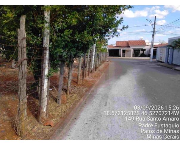 Foto de PATOS DE MINAS/MG - Lote 02 da Quadra B, com área de 510,36 m², localizado na Bairro Padre Eustáquio