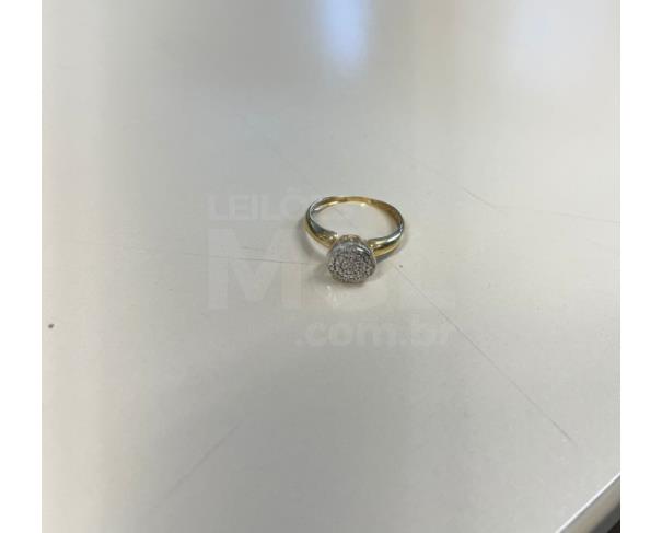 Foto de VARGINHA/MG - ANEL TIPO CHUVEIRO 18K