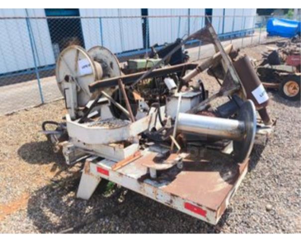Foto de Brasília/DF - SUCATA DE EQUIPAMENTO DE JATO D'ÁGUA, TOMBAMENTO N° 10002, P/DESOBSTRUÇÃO E LIMPEZA DE REDES DE SANEAMENTO, MARCA: CONSMAQ, SÉRIE: 60