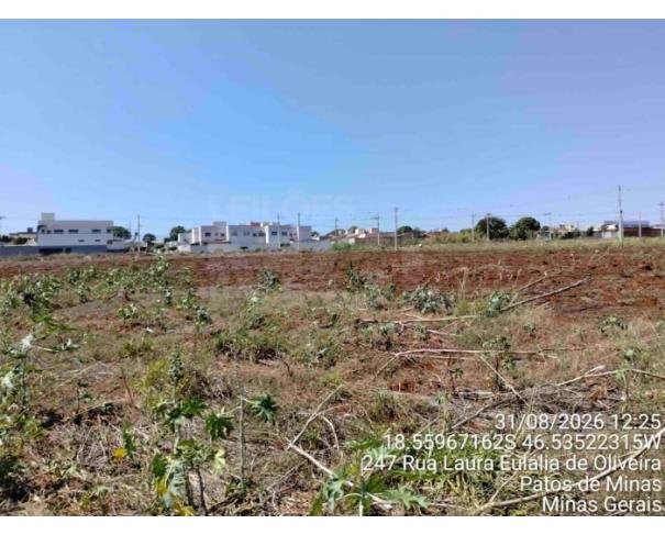 Foto de PATOS DE MINAS/MG - Lote urbano com área de 6.004,77 m², localizado na Rua José Olímpio Ferreira, bairro Residencial Sorriso 
