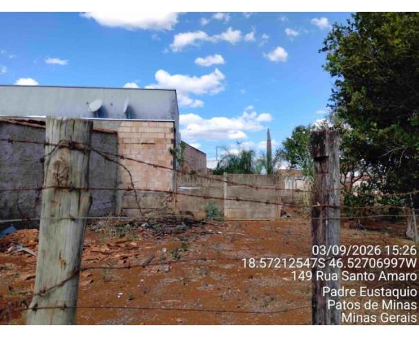 Foto de PATOS DE MINAS/MG - Lote 02 da Quadra B, com área de 510,36 m², localizado na Bairro Padre Eustáquio