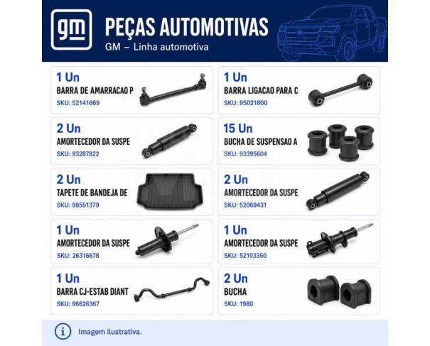 Foto de Juiz de Fora/MG - Suspensao e direcao - 10 SKUs / 28 pecas - PA00105