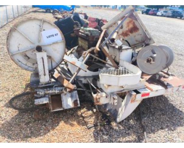 Foto de Brasília/DF - SUCATA DE EQUIPAMENTO DE JATO D'ÁGUA, TOMBAMENTO N° 10002, P/DESOBSTRUÇÃO E LIMPEZA DE REDES DE SANEAMENTO, MARCA: CONSMAQ, SÉRIE: 60