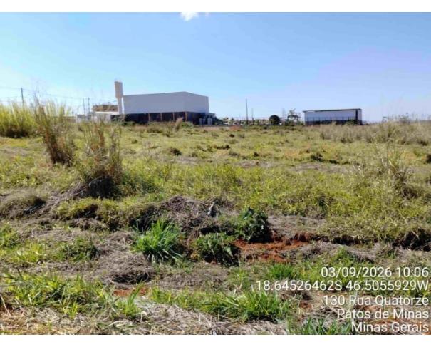 Foto de PATOS DE MINAS/MG - Lote urbano com área de 6.437,52 m², localizado no bairro Planalto 