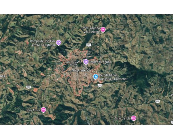 Foto de SÃO LOURENÇO/MG — Lote de terreno com área 200,00m² no Loteamento Novo Horizonte.