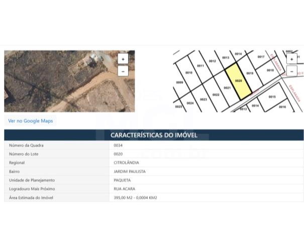 Foto de BETIM/MG — Lote com 360,00m² no bairro Jardim Paulista