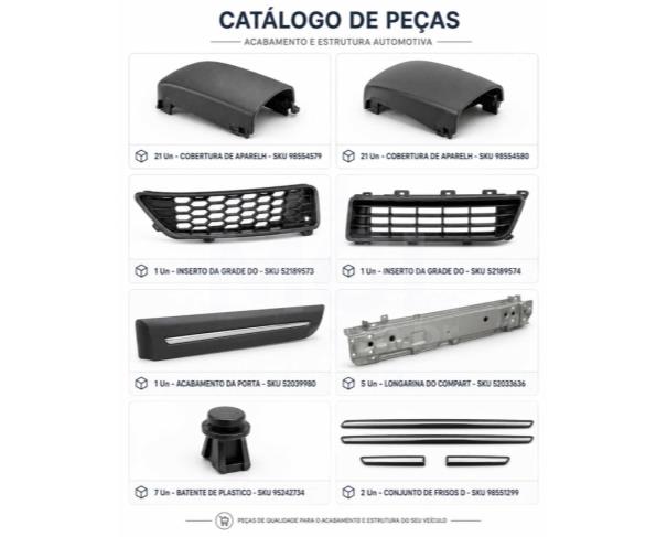 Foto de Juiz de Fora/MG - Acabamento, plastico e lataria - 8 SKUs / 59 pecas - PA00166